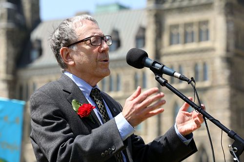 加拿大國會議員Irwin Cotler 在法輪大法弘傳世界二十三週年慶典上發言