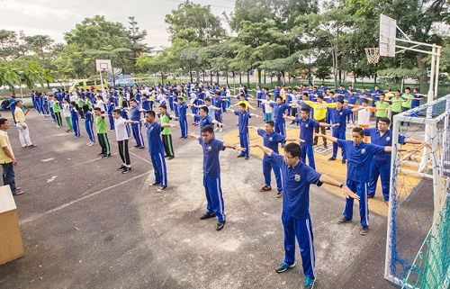 圖8-9：集體煉功