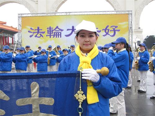 '圖10：國立暨南大學歷史系碩士楊惠琄懷著感恩之心恭祝師尊新年好，期許做好三件事。'