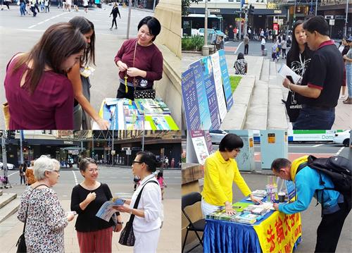 組圖4；各地民眾了解法輪功真相後簽名支持法輪功反迫害