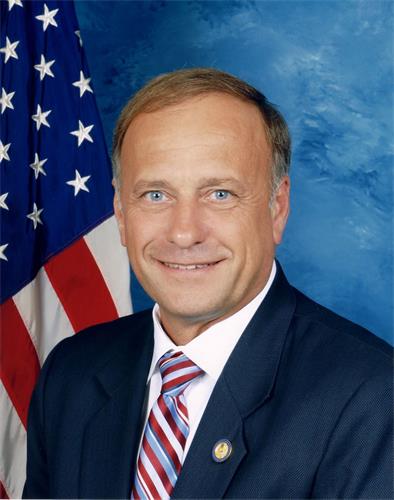 '圖4：美國艾奧華州聯邦眾議員斯蒂夫﹒金（Rep. Steve King）致信聲援「四二五」二十週年研討會。'