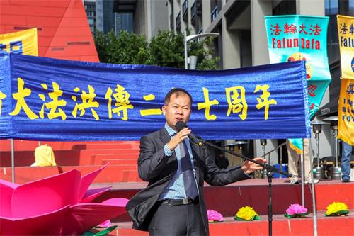 '圖11：澳洲越南裔社區協會全國主席阮本（Bon Nguyen）先生發言。'