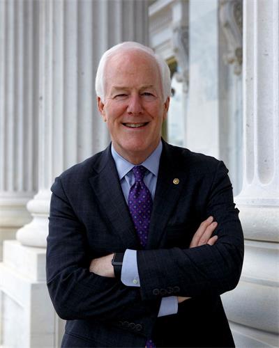 '圖1：德州聯邦參議員約翰﹒康寧（John Cornyn）'