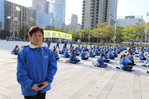 '圖9：王麗霞喜得大法，修煉的美好，一切都是那麼奇妙'