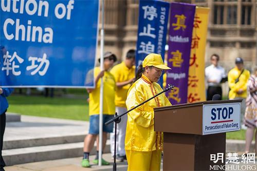 '圖11：李勇講720上訪的親身經歷。'