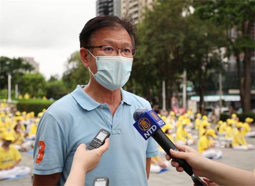 圖7:台中市議員王立任譴責中共活摘器官這樣的作為