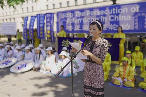 '圖5：法輪功學員於銘慧的母親被中共非法判刑'